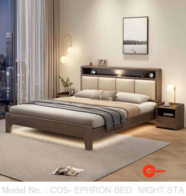 COS- EPHRON BED  NIGHT STAND